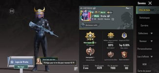 Compte PUBG à vendre, M416 Glacier lvl 4 inclus