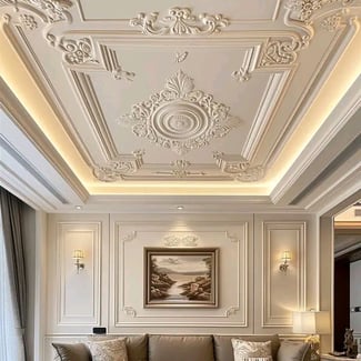 Décoration intérieure: plafonds et murs personnalisés