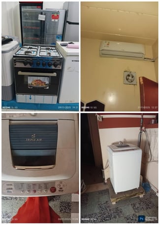 A vendre Électroménager en bon etat : machine à laver, gazinière, split 2 CV