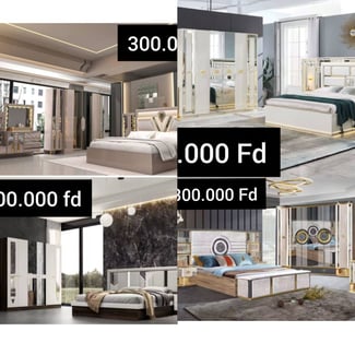 Des chambres à coucher neuves de luxes, haute qualité au design moderne et élégant