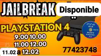 Jailbreak PlayStation 4 disponible Logiciel système 5.05 a 12.02 Et aussi Installation tout les jeux et programmes Playstation 2.3& 4