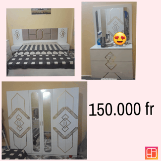 Magnifique chambre à coucher en très bon état