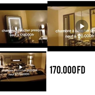 Magnifique chambre à coucher en très bon état !