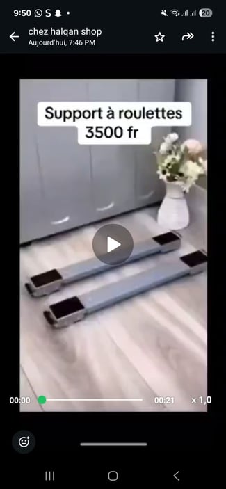 Support à Roulettes Ultra-Résistant