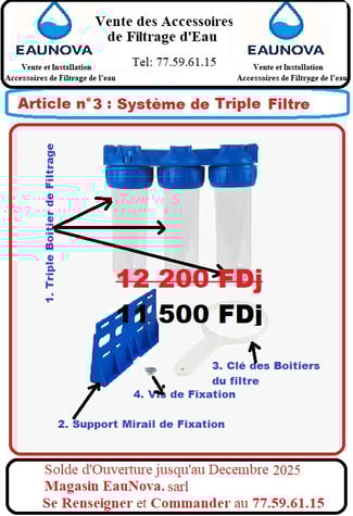 EAU NOVA &ndash; Vente et installation d&rsquo;accessoires de filtrage d&rsquo;eau