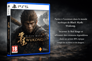 Jeu PS5 BLACK MYTH WUKONG inspir&eacute; de la mythologie chinoise