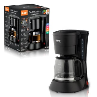 Cafeti&egrave;re RAF 600W, id&eacute;ale pour la maison ou le bureau