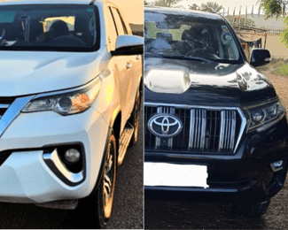 Location de 4x4 Toyota Prado et Fortuner &agrave; long et court terme