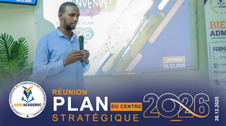 R&eacute;union strat&eacute;gique pour l'avenir du centre ADM Acad&eacute;mique en 2026