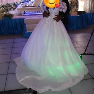 Robe blanche pour mariage, portée 1 fois, comme neuf