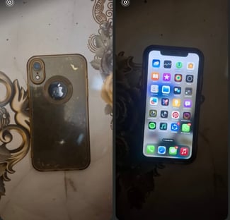 iPhone XR 64 Go, &eacute;cran cass&eacute;, fonctionnel