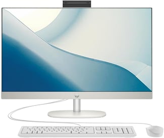 Ordinateur HP All-in-One 24" i5, 8Go RAM, 512Go SSD &ndash; Blanc