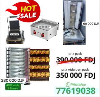 Pack mat&eacute;riel cuisine pro pour snack ou resto - &eacute;tat impeccable