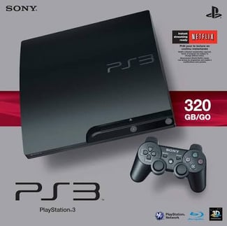 Console de jeu PlayStation 3 avec processeur puissant et 30 jeux inclus