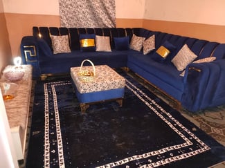 Salon presque neuf &agrave; vendre - Contactez-moi pour plus d'infos