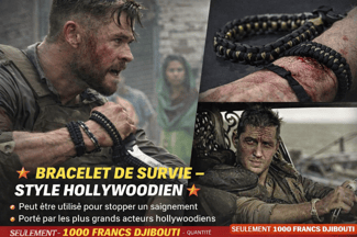 Bracelets de survie &agrave; prix abordable