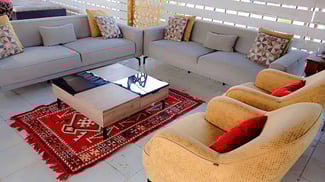 Salon complet moderne + buffet + machine &agrave; laver