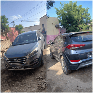 Hyundai Tucson &agrave; louer, bo&icirc;te automatique, diesel, confort moderne