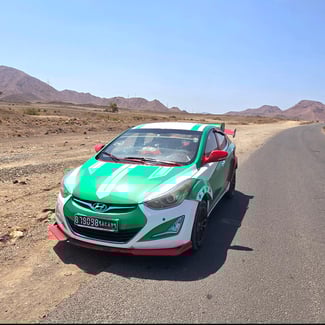 Taxi Hyundai Avante AD 2015, diesel, climatisation, excellent état