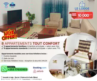 Appartements meublés avec services hôteliers, Quartier 5