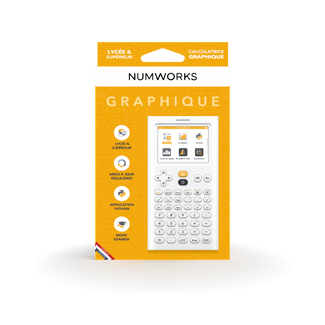 Calculatrice graphique NUMWORKS - Écran couleur, Python, Bluetooth
