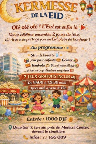 Kermesse de l’Eid avec jeux et animations enfants