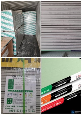 Panneau Gypsum board 1200x2400 mm épaisseur 12 mm