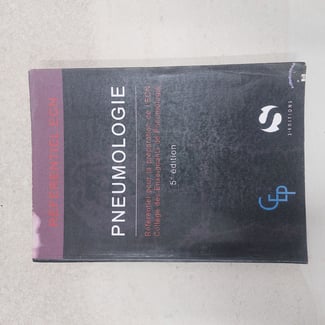 Livre de Pneumologie 5ème édition en excellent état