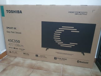 Toshiba TV 108cm, connectée, neuve
