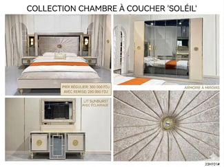 Chambres à coucher modernes complètes collection 2026