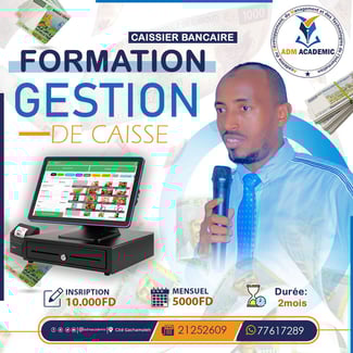 Formation professionnelle en Gestion de Caisse Bancaire - ADM ACADEMIC