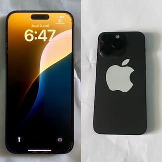 iPhone 15 pro max noir à vendre