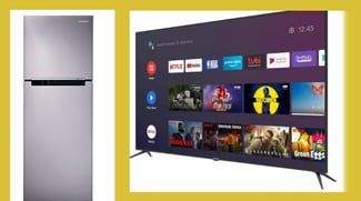 Réfrigérateur Samsung 308L + TV 58 pouces 4K