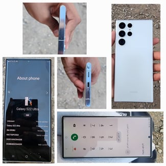 Samsung S22 Ultra, Snapdragon, 12 Go RAM, avec coques offertes