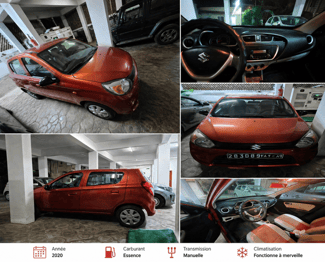 Suzuki Alto 800 2020, bon état, économique, climatisation