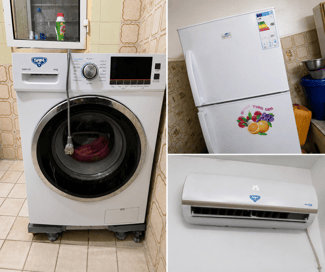 A vendre Climatiseur + Frigo + Machine a laver