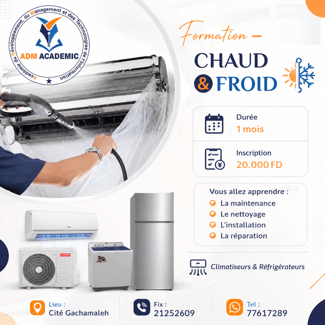 Formation technicien en climatisation et réfrigération pratique