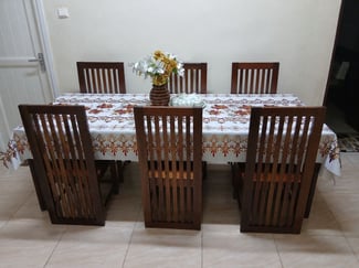 Table en bois 6 places style Nantes 2m x 90cm