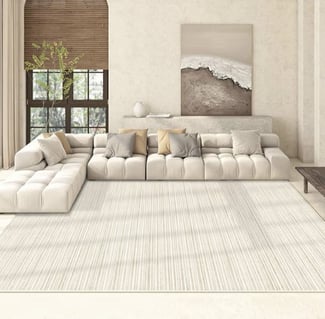 Tapis moderne 300x400 cm antidérapant pour intérieur