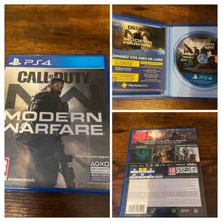 Jeu Call of Duty Modern Warfare sur disque en excellent état