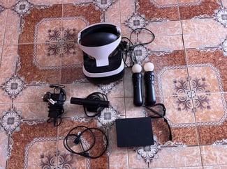 Casque réalité virtuelle VR pour Playstation 4 avec accessoires</s>