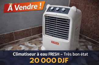 Climatiseur à eau FRESH portable, compact et efficace