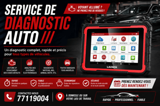Diagnostic automobile professionnel multimarque à domicile