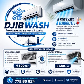 Service de lavage et installation climatisation