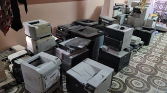 Lot d'imprimantes et photocopieuses robustes d'occasion