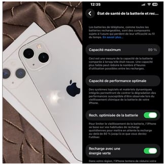 iPhone 13 Blanc 128 Go en excellent état