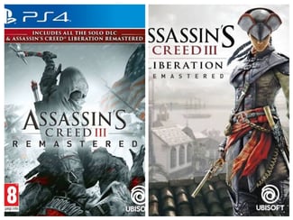 Jeu PS4 assassin Creed 3 et libération dans le même CD