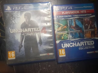 Jeux PS4 Uncharted Nathan Drake, 2 disques, aventure