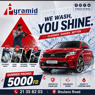 Lavage auto professionnel complet avec soin premium à Boulaos