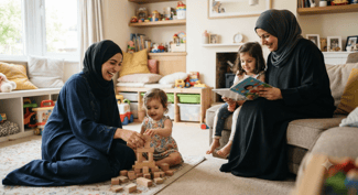 Nounou baby-sitter sérieuse et multilingue